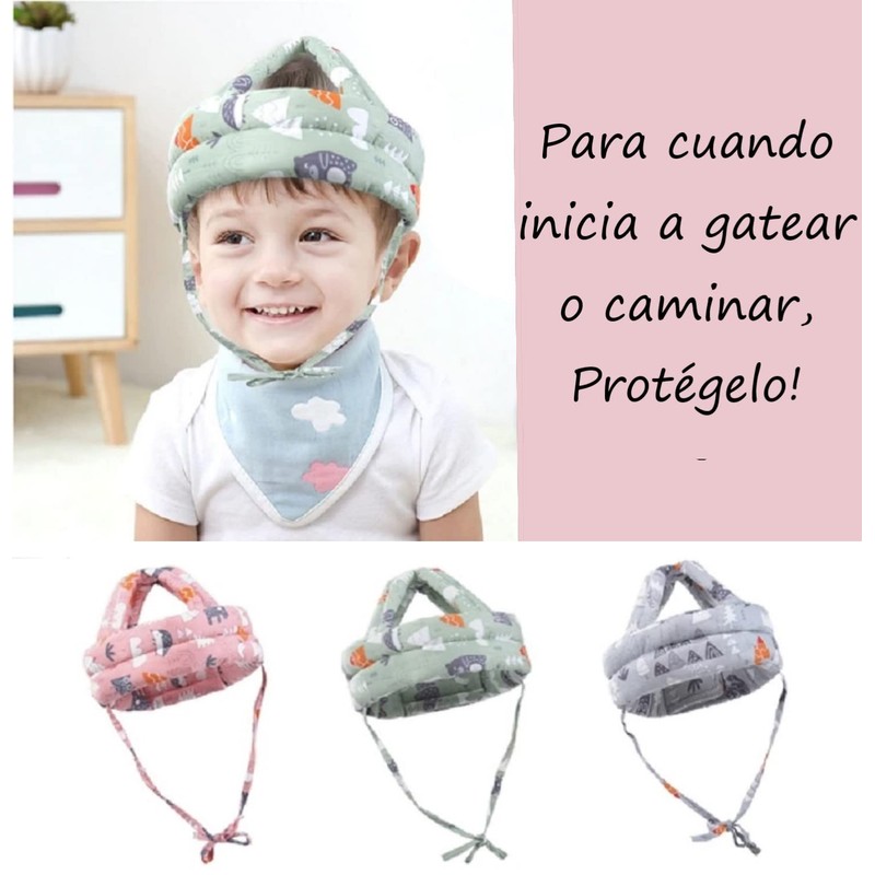 FRACE Casco Protector DE Cabeza para Bebe (Verde Claro)