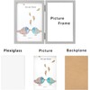 AVEAX Double 5x7 Picture Frame Hinged Folding Photo Frame with