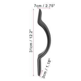 MACHSWON 1 Set Car Front Bumper Fog Light Lamp Right Side Grille Cover Fog Light Frame Honeycomb Fabric Bezel Trim Black Front Grill 68223778AA for Do-dge Journey