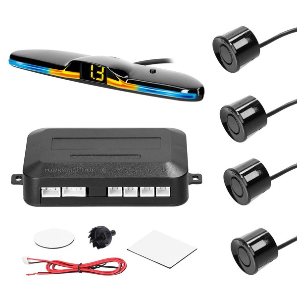 Sunydog Car Parking Sensor, Parking Kit with 4 Sensors, Reverse