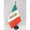 AZ FLAG MEXICO VIVA CRISTO REY TABLE FLAG 5'' x