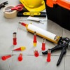 22 Pieces Caulking Nozzle Tool Kit, Universal Integrated Rubber Stainless