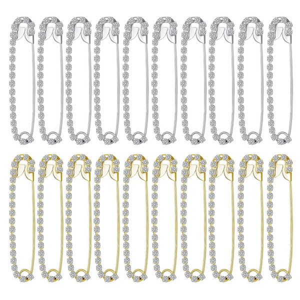 HINFHI 20 Pieces Of Waist-Hugging Pin, Ele And Simple Pin,