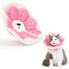 Cat Cone Collar Soft, Waterproof Cat Recovery Collar After Surgery,