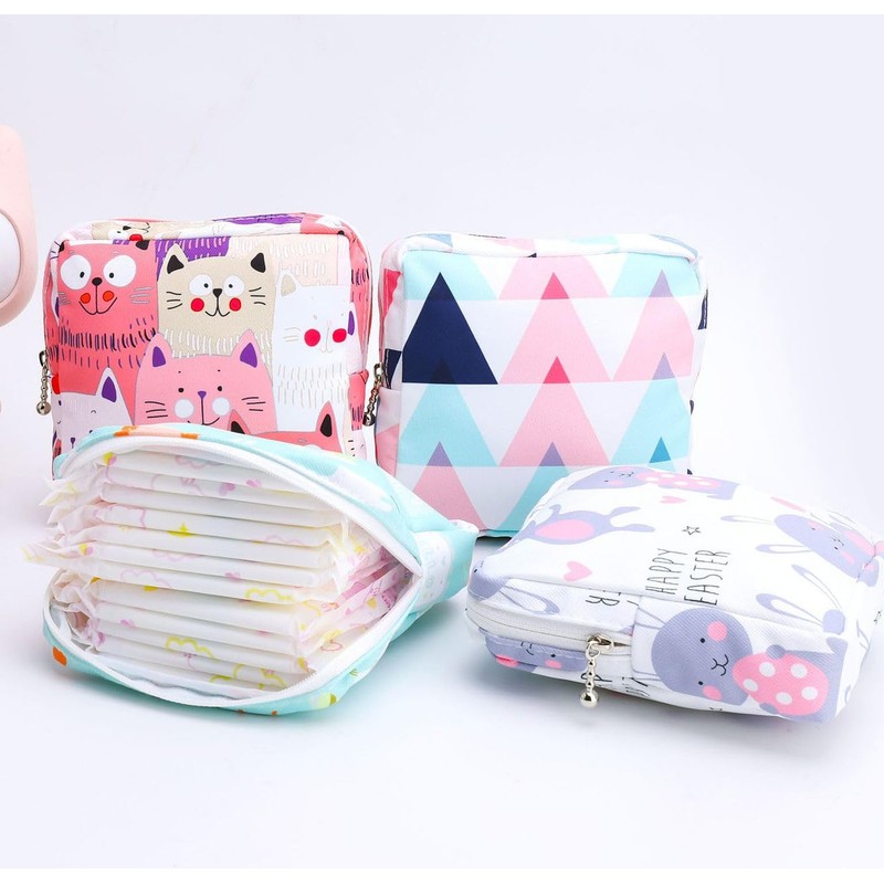 Plus Nao Makeup Pouch, Sanitary Pouch, Small Item, Women's, Multi-Pouch,