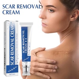 Gel avanzado para cicatrices - Crema intensiva nocturna para cicatrices - Atenúa la apariencia de estrías y rastro - ayuda a reducir la apariencia de 