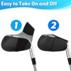 Easecos 6 Pcs Golf Iron Head Covers, PU Leather Golf