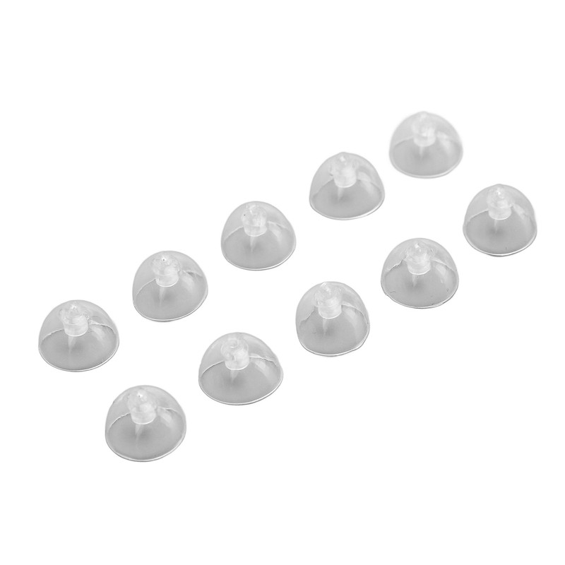 10pcs Sound Amplifier Closed Domes Single Layer Double Hole Silicone
