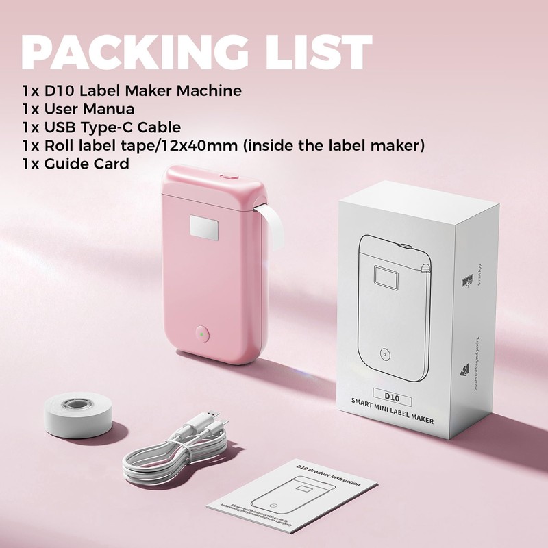 Label Maker Machine with Tape, Label Makers with Multiple Templates,