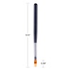 WOKOTO 2PCS Black Nail Ombre Brushes Gradient Painting Pens Brushes