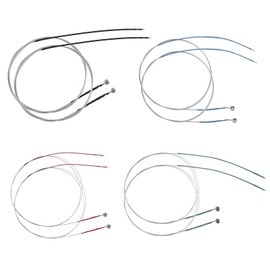 Be In Your Mind 8PCS Violin Strings Full Set (G-D-A-E) Steel Core Compatible with Sizes 1/2, 1/4 and 1/8 Steel Strings with Nickel Plated Ball Head for Violin Instruments