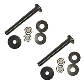 2-Pack Durable Rubber Toilet Seat Mounting Bolts - Compatible for Toto THU833-A .Top Mount Toilet Fastener Replacement Kit, Leak-Proof & Noise-Reducing Design