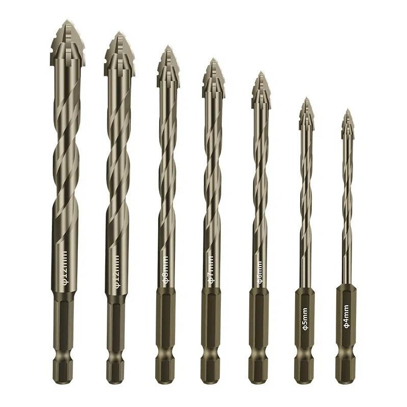 4-pack new upgraded version four-edged serrated eccentric dry full tileceramic