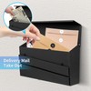xhlokk Wall-Mount Mailbox for Outside, Rust Resistant Mail Box Wall