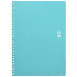 Kokuyo S-SV301BT-LB Soft Ring Notebook, Dotted Ruled, B5, Light Blue, Product Size: W 7.2 x D 0.2 x H 10.0 inches (183 x 5 x 252 mm), Dotted Horizontal Ruled (36 Lines), 6.1 oz (170 g)