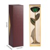 Long Stem Dipped 24k Gold Trim Red Rose In Gold