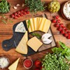 Coloch Marble and Acacia Wood Cutting Board, Black Charcuterie Chopping