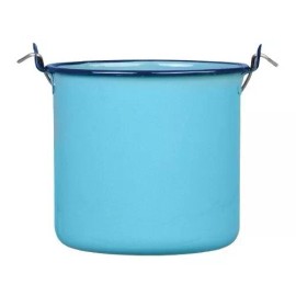 Cinsa Pocillo Peltre Con Asa Azul Grafito Novacero Envío Gratis