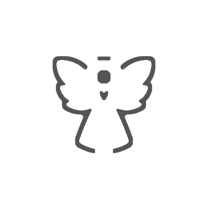 Vaessen Creative Craft Paper Pop Up Punch Medium, Angel, for