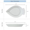EIKS Ceramic Grater Plate for Grinding Wasabi Ginger Garlic Cheese