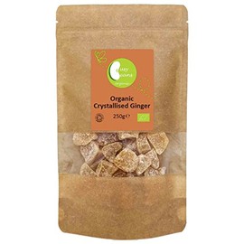 Organic Crystallised Ginger - Certified Organic - by Busy Beans Organic (250g)