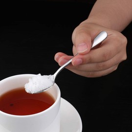 SUNSENGEUR Coffee Spoons Set of 12, Mini Espresso Spoons, Stainless Steel, Silver, 4.4 inch-Oxford