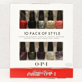 OPI COCA COLA Mini 10 PACK OF STYLE Ten Set DDC08 ~ TAKE / TOP TEN - #108487