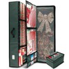 Hearth & Harbor Wrapping Paper Storage Container with Ribbon Storage