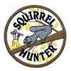 Blank Squirrel Hunter Outdoors Hunting Gun Patch Cap Hat Iron On Vintage Retro Style