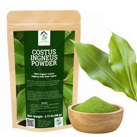 Lanka Flavors Feel Different Costus Igneus Powder 2.11 Oz/ 60g Natural Sugar-free Herbal Tea