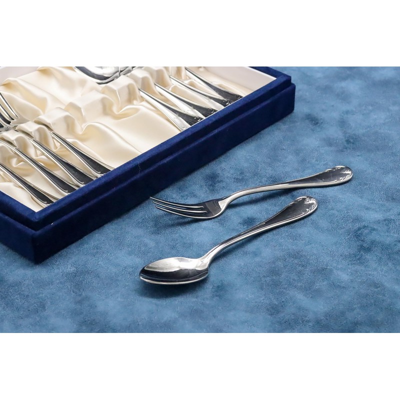 ALFACT Dinner Cutlery Set, 10 Pieces, 18-10 Stainless Steel, Made