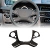 encar88_8 Carbon Fiber ABS Steering Wheel Panel Cover Trim For