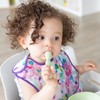 Bumkins Baby Utensil Set, Silicone Trainer Spoons for Dipping, Soft