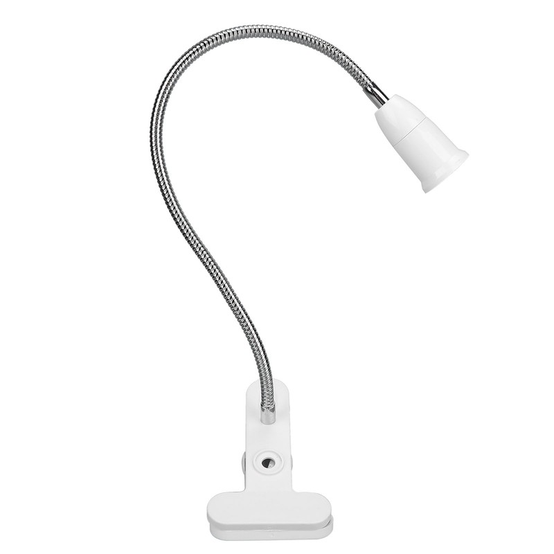 Desk Clip Clamp Lamp Holder LED E27 Light Socket Adjustable