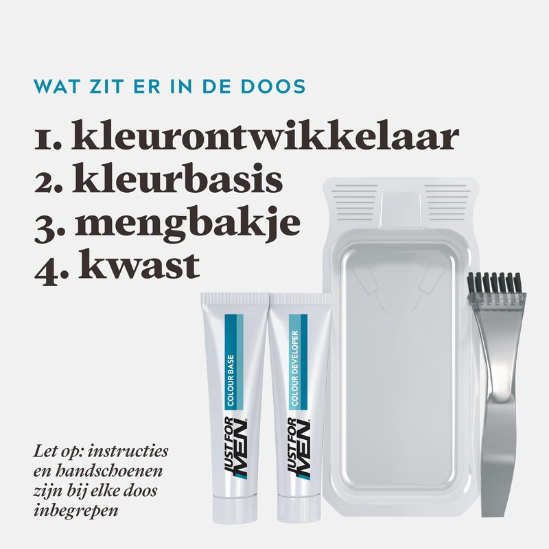 Just for Men Moustache and Beard Medium Blonde Dye, Eliminates