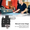 Linear Stage X Axes 40x40mm Micrometer Manual Displacement Platform Sliding