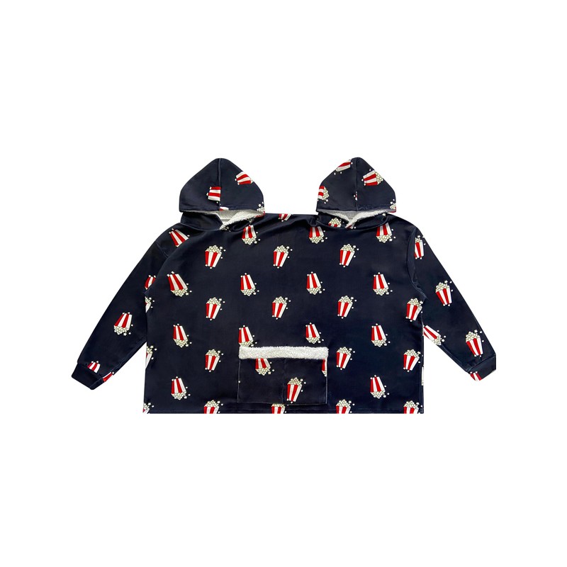 Jongdari Couples Hoodies Pajamas, Oversized Two Person Hoodie Couple Sweaters