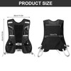 Running Vest for Men and Women, Breathable & Reflective Hydration