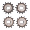 4Pcs 428 14T Chain Sprocket 12x17mm H Hole Steel Electric