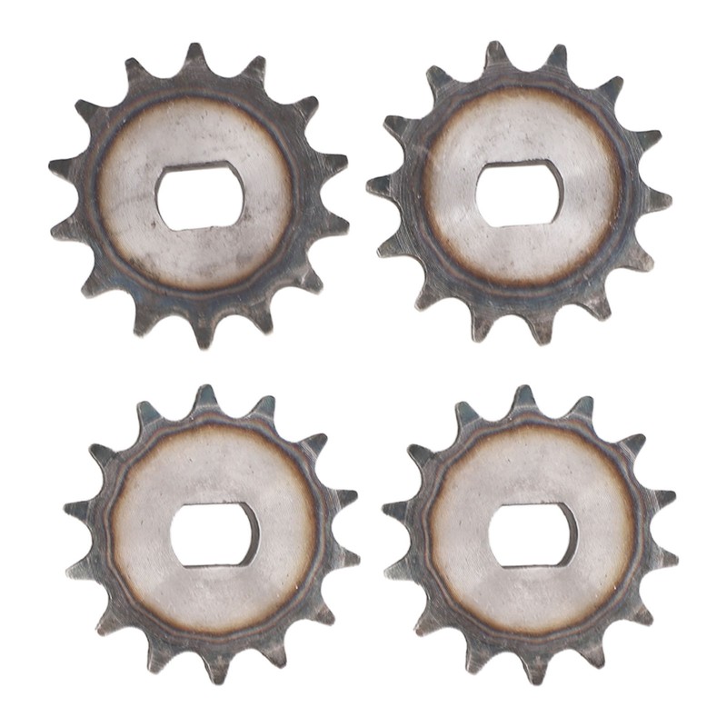 4Pcs 428 14T Chain Sprocket 12x17mm H Hole Steel Electric