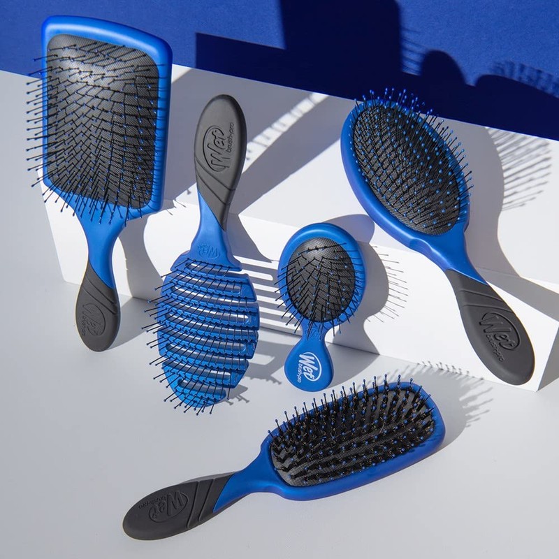 Efalock Wet Brush Pro Paddle Detangler Royal Blue