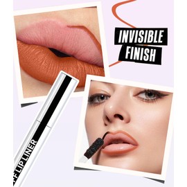 Matte Peel Off Lip Liner Set, Long Lasting Waterproof Lip Tint, Smudge-Proof Liquid Lipstick with High Pigmentation, Transfer-Proof Matte Gloss for Full Coverage & (#2)