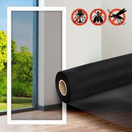 DIY Fine Mesh Window Screen for Dust, Mosquito & Safety Set