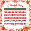 Strawberry Grosgrain Ribbon Set for Girls Berry First Birthday