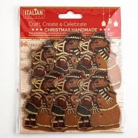 Italian Options Vintage Snowmen Traditional Craft Decorations (6 pcs)