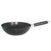 IMUSA 9.5in Carbon Steel Nonstick Wok with Cool Touch Handle,