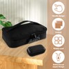 Lockable Toy Storage Bag Portable Locking Bag with Mini Zipper