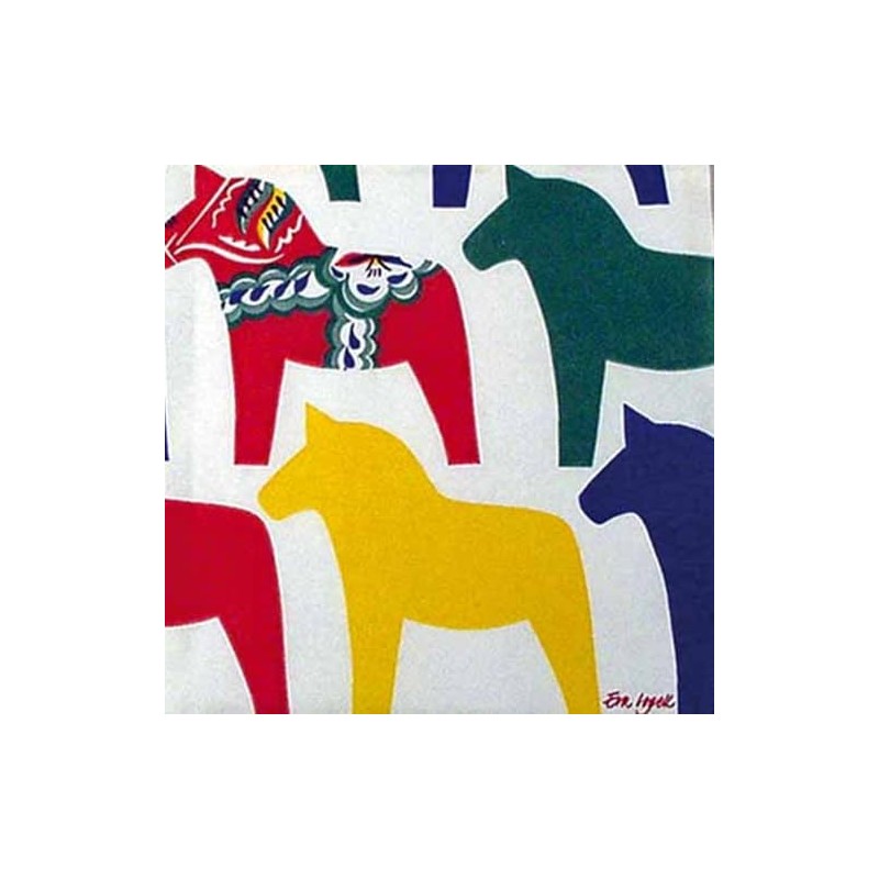 Dala Horse Paper Cocktail Napkins - 20 Pk.