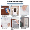 Upgraded Pet Screen Door,Fits Door Opening Size 30''x 80'',Thickened Cat