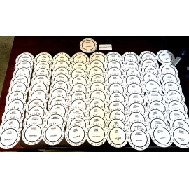 Cadaco Players for 1976 (A&B) Cadaco All-Star Baseball Game 123 Pre-Cut discs